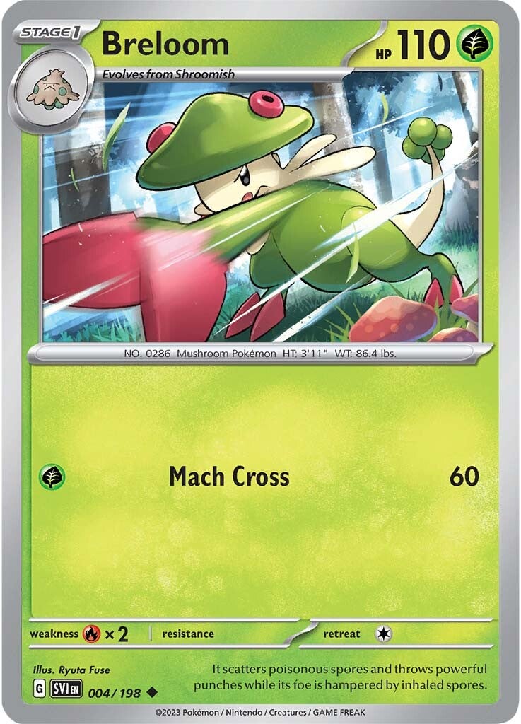 Breloom (004/198) [Scarlet & Violet: Base Set] | Pegasus Games WI