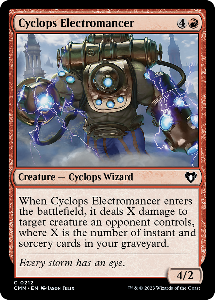 Cyclops Electromancer [Commander Masters] | Pegasus Games WI