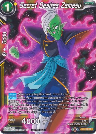 Secret Desires Zamasu (Shop Tournament: Assault of Saiyans) (P-129) [Promotion Cards] | Pegasus Games WI