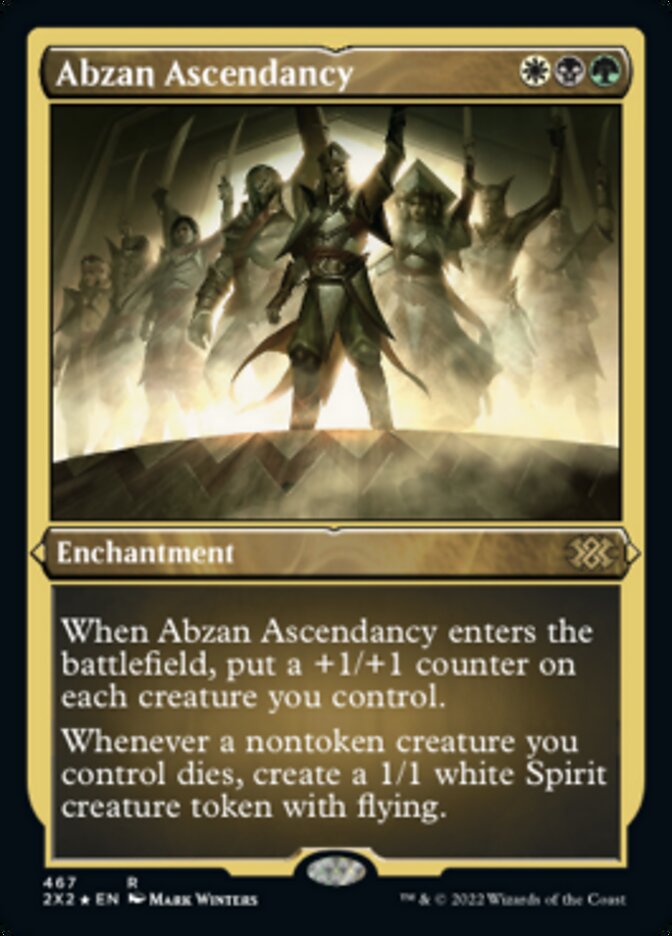 Abzan Ascendancy (Foil Etched) [Double Masters 2022] | Pegasus Games WI