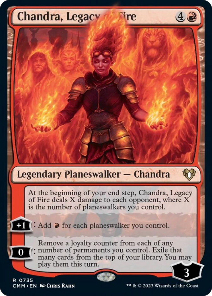 Chandra, Legacy of Fire [Commander Masters] | Pegasus Games WI