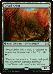 Dryad Arbor [Duskmourn: House of Horror Commander] | Pegasus Games WI