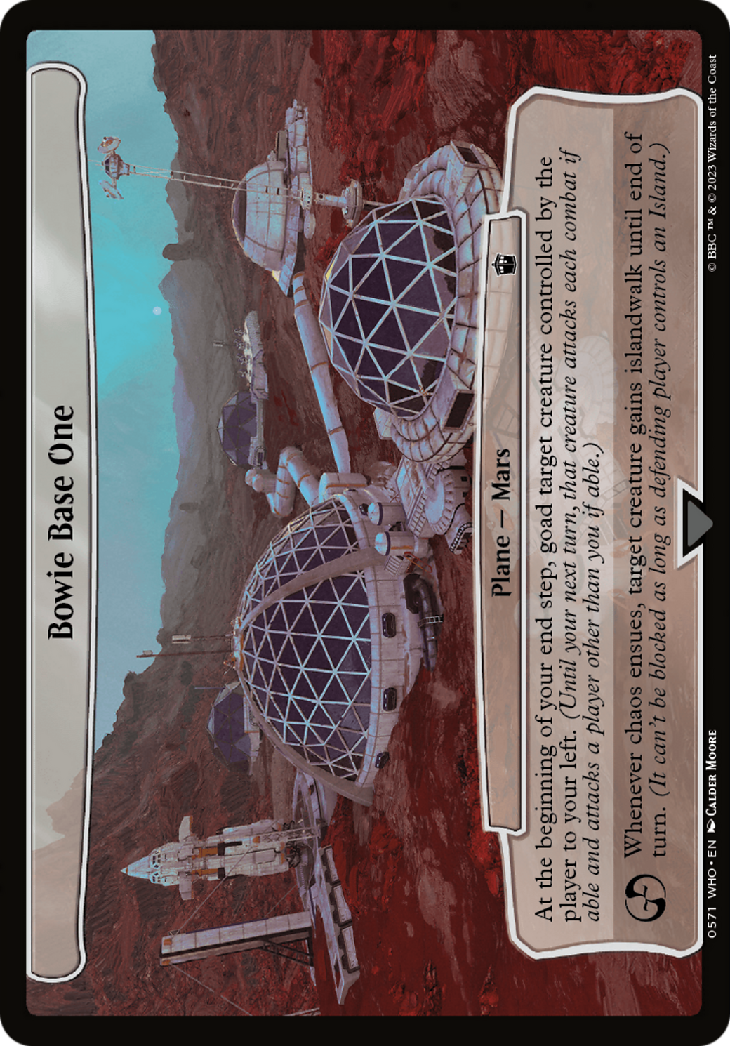 Bowie Base One [Doctor Who] | Pegasus Games WI