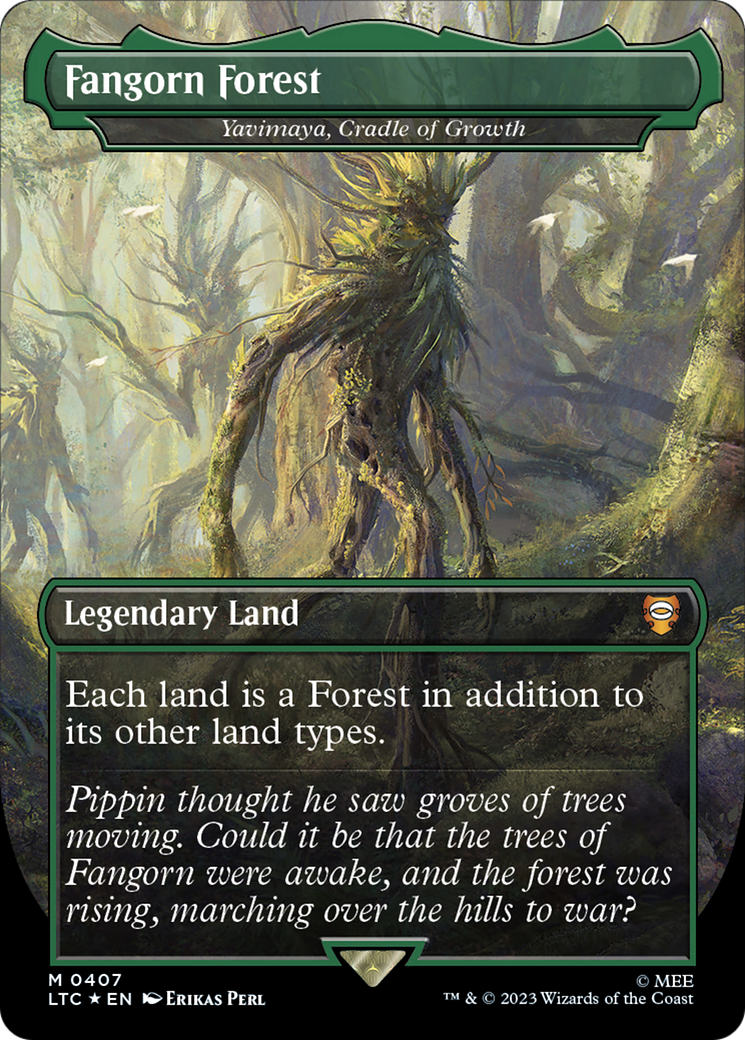 Fangorn Forest - Yavimaya, Cradle of Growth (Surge Foil Realms and Relics) [The Lord of the Rings: Tales of Middle-Earth Commander] | Pegasus Games WI