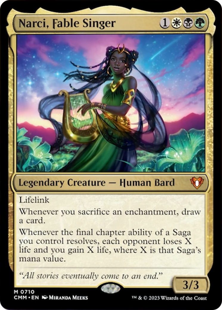 Narci, Fable Singer [Commander Masters] | Pegasus Games WI