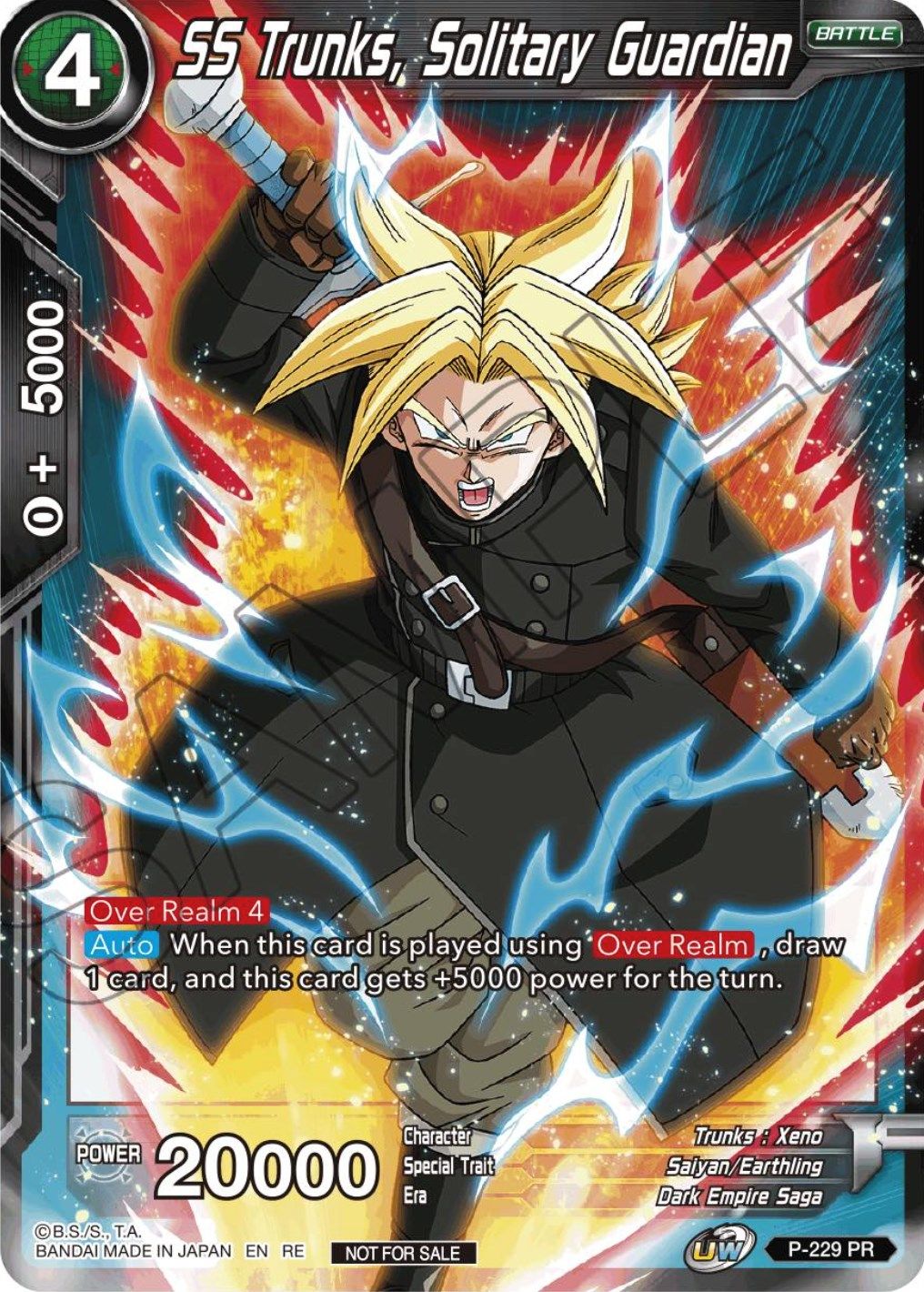 SS Trunks, Solitary Guardian (Championship Selection Pack 2023 Vol.1) (P-229) [Tournament Promotion Cards] | Pegasus Games WI