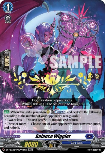 Balance Wiggler (Hot Stamped) (BSF2022/VGD01SEN 2022) [Bushiroad Event Cards] | Pegasus Games WI