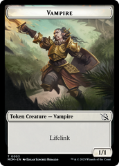 Warrior // Vampire Double-Sided Token [March of the Machine Tokens] | Pegasus Games WI