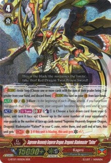 Supreme Heavenly Emperor Dragon, Dragonic Blademaster "Taiten" (G-BT07/005EN) [Glorious Bravery of Radiant Sword] | Pegasus Games WI