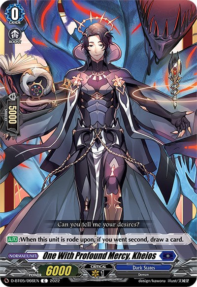 One With Profound Mercy, Kheios (D-BT05/066EN) [Triumphant Return of the Brave Heroes] | Pegasus Games WI