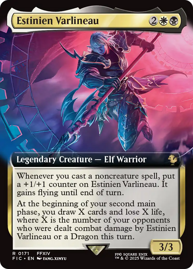 Estinien Varlineau (Extended Art) [FINAL FANTASY Commander] | Pegasus Games WI