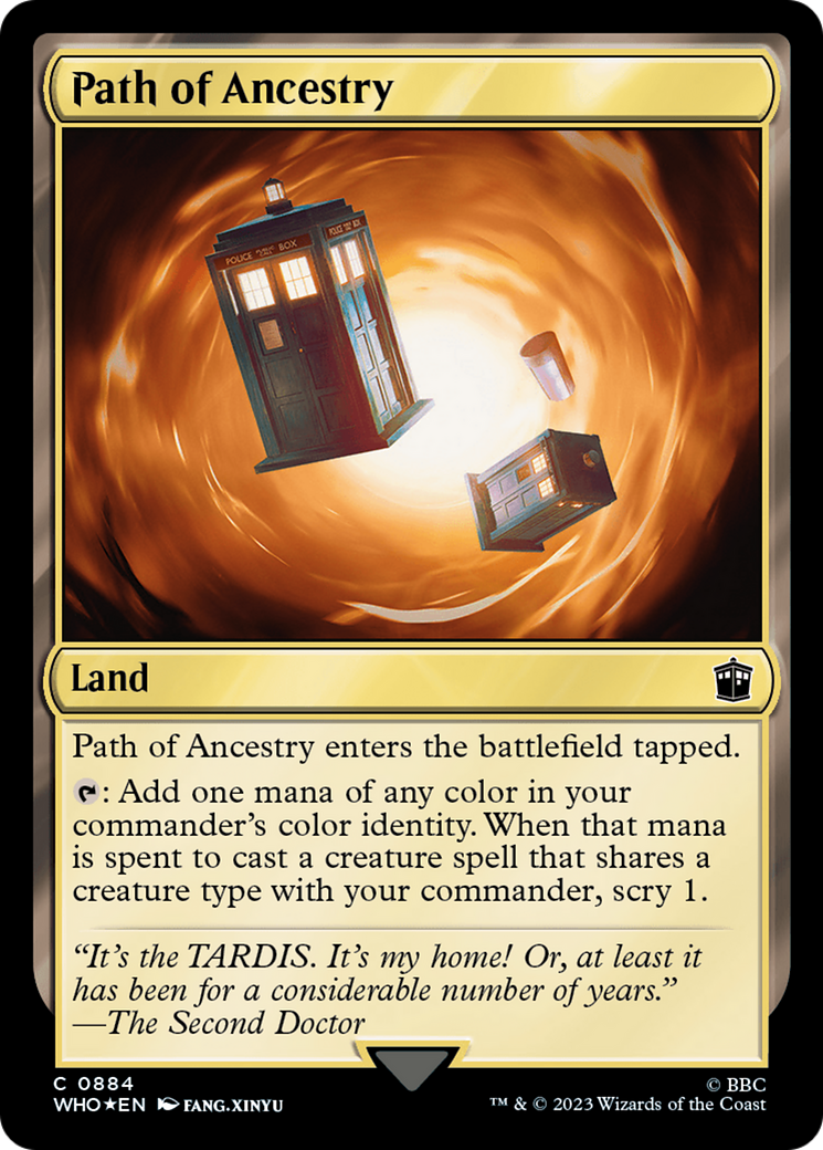 Path of Ancestry (Surge Foil) [Doctor Who] | Pegasus Games WI