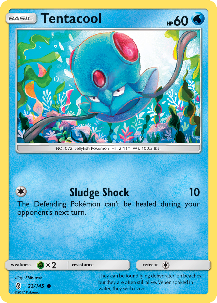 Tentacool (23/145) [Sun & Moon: Guardians Rising] | Pegasus Games WI