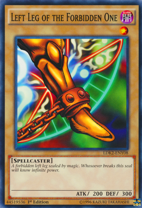 Left Leg of the Forbidden One [LDK2-ENY08] Common | Pegasus Games WI