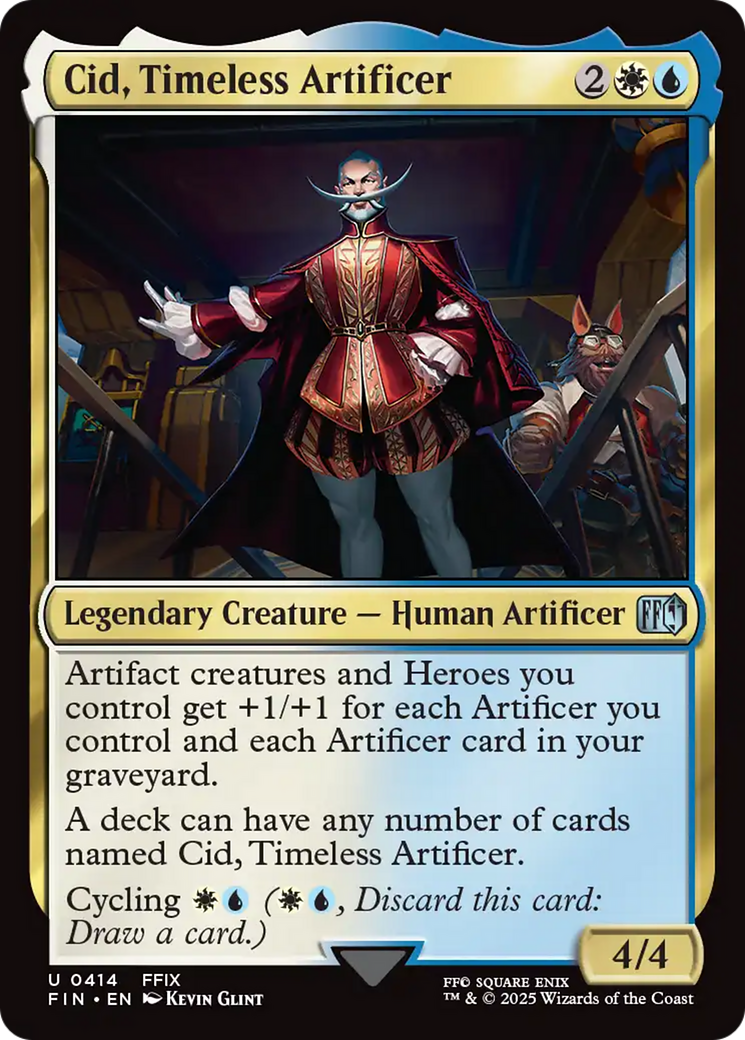 Cid, Timeless Artificer (0414) [FINAL FANTASY] | Pegasus Games WI