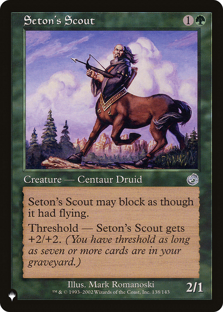 Seton's Scout [The List Reprints] | Pegasus Games WI