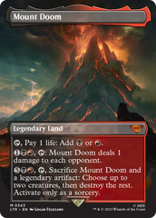 Mount Doom (Borderless Alternate Art) [The Lord of the Rings: Tales of Middle-Earth] | Pegasus Games WI