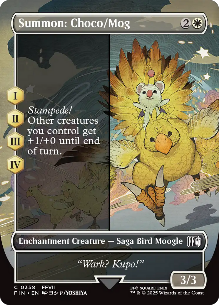 Summon: Choco/Mog (Borderless) [FINAL FANTASY] | Pegasus Games WI