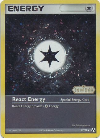 React Energy (82/92) (Stamped) [EX: Legend Maker] | Pegasus Games WI