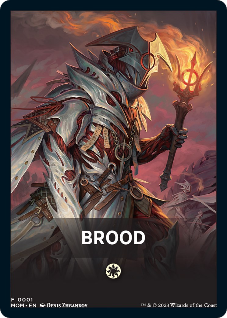 Brood Theme Card [March of the Machine Tokens] | Pegasus Games WI