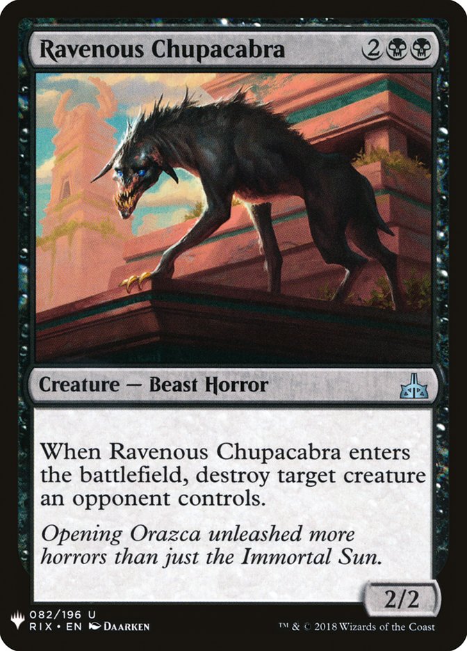 Ravenous Chupacabra [Mystery Booster] | Pegasus Games WI