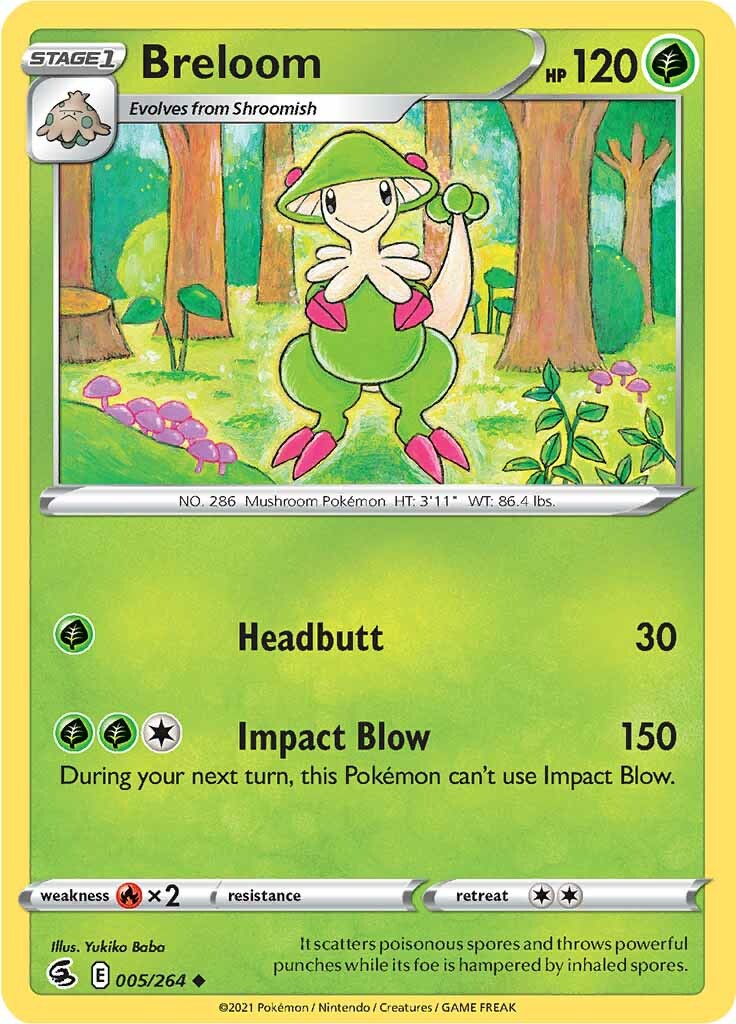 Breloom (005/264) [Sword & Shield: Fusion Strike] | Pegasus Games WI