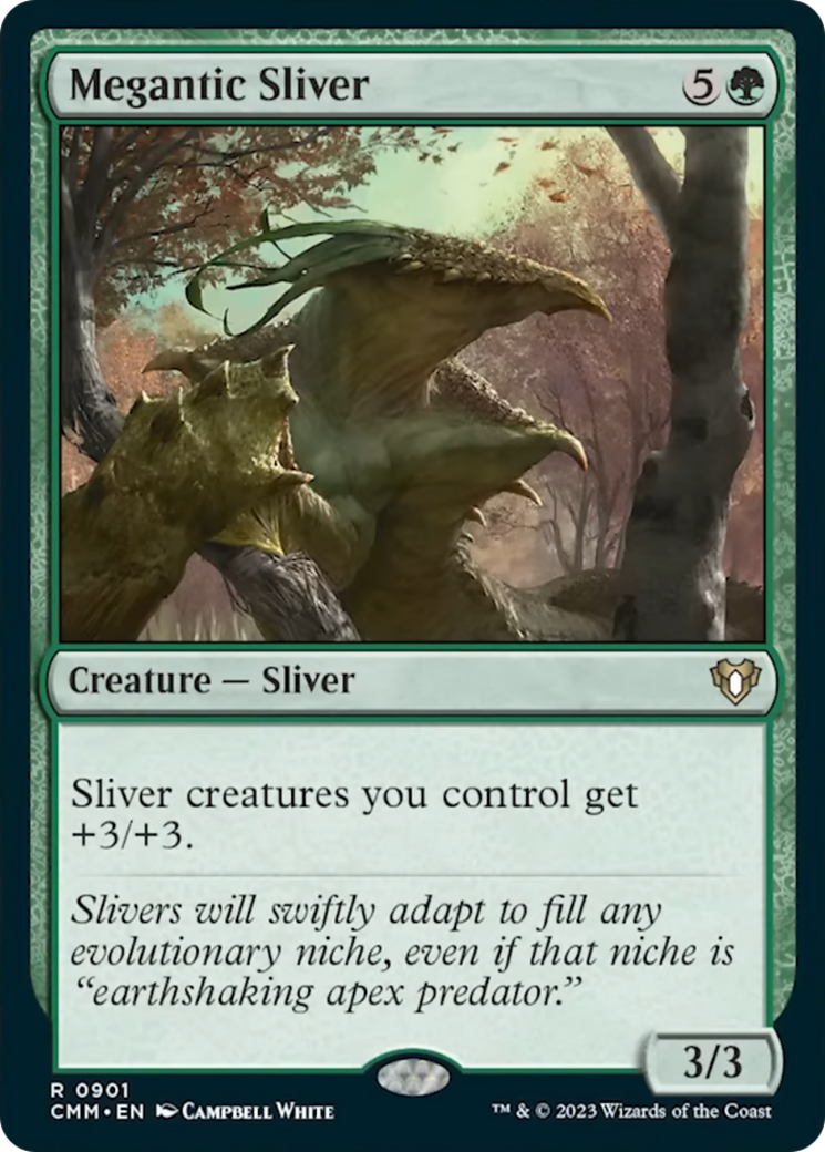 Megantic Sliver [Commander Masters] | Pegasus Games WI