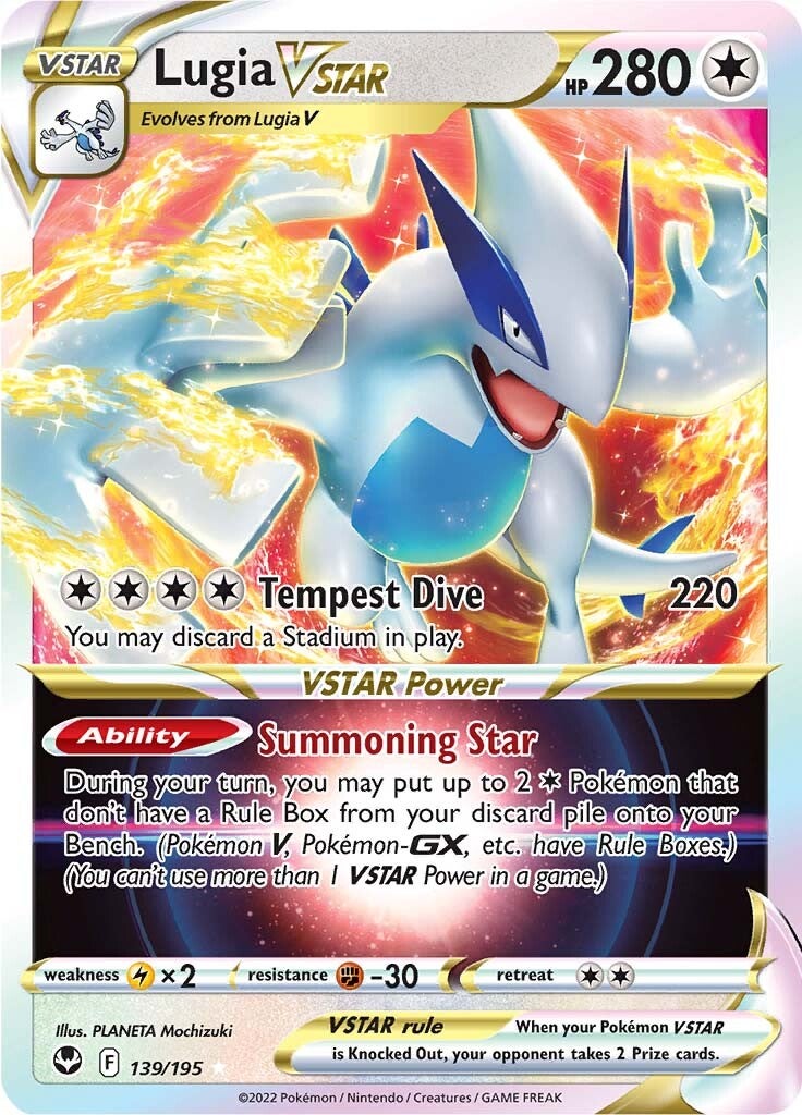 Lugia VSTAR (139/195) [Sword & Shield: Silver Tempest] | Pegasus Games WI