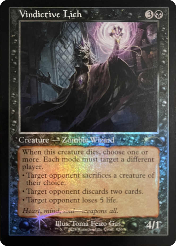 Vindictive Lich (Retro Frame) [Secret Lair Drop Series] | Pegasus Games WI