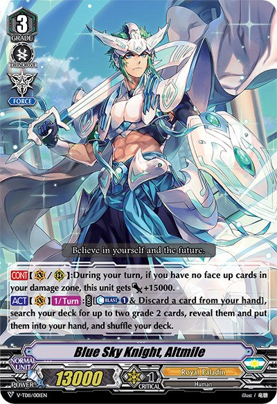 Blue Sky Knight, Altmile (V-TD11/001EN) [Altmile] | Pegasus Games WI