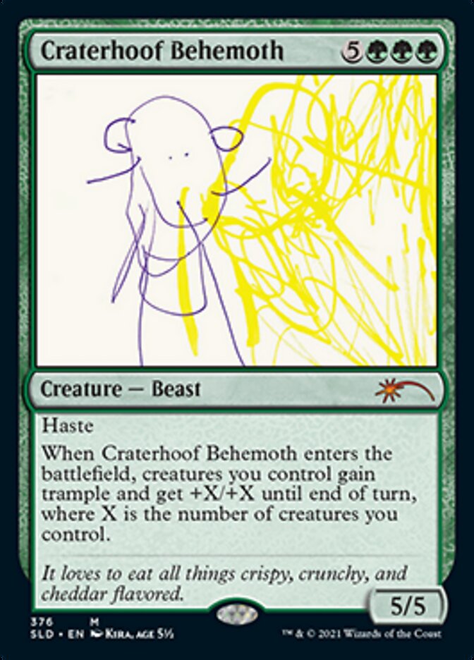 Craterhoof Behemoth (376) [Secret Lair Drop Series] | Pegasus Games WI