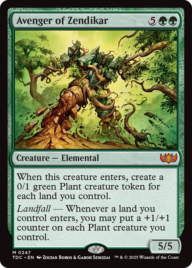 Avenger of Zendikar [Tarkir: Dragonstorm Commander] | Pegasus Games WI
