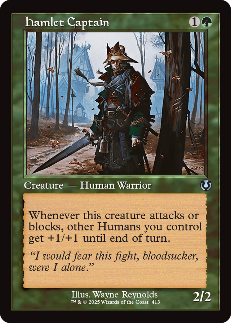 Hamlet Captain (Retro Frame) [Innistrad Remastered] | Pegasus Games WI