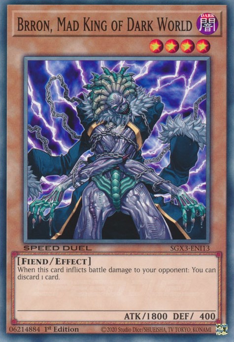 Brron, Mad King of Dark World [SGX3-ENI13] Common | Pegasus Games WI