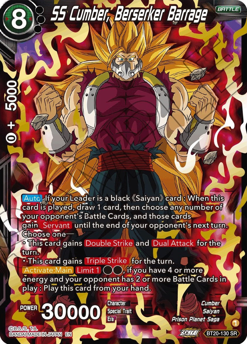 SS Cumber, Berserker Barrage (BT20-130) [Power Absorbed] | Pegasus Games WI