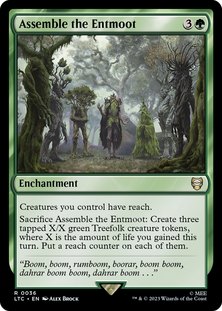 Assemble the Entmoot [The Lord of the Rings: Tales of Middle-Earth Commander] | Pegasus Games WI