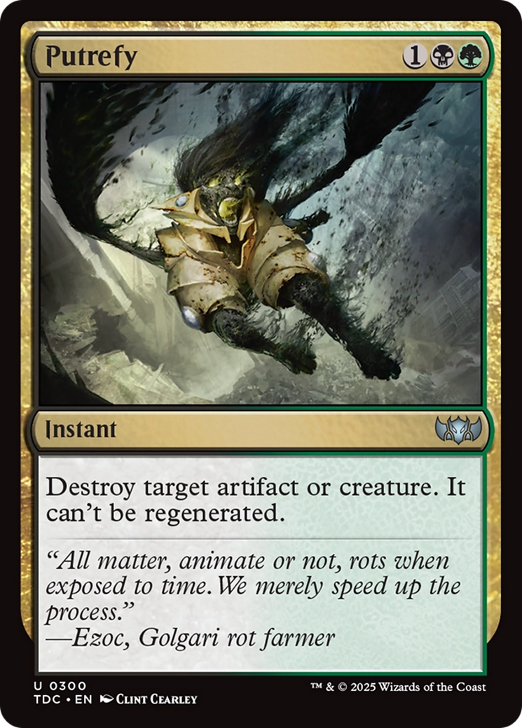 Putrefy [Tarkir: Dragonstorm Commander] | Pegasus Games WI