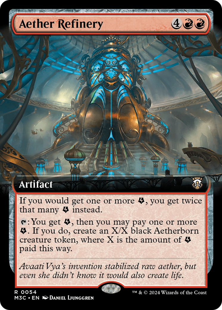 Aether Refinery (Extended Art) [Modern Horizons 3 Commander] | Pegasus Games WI