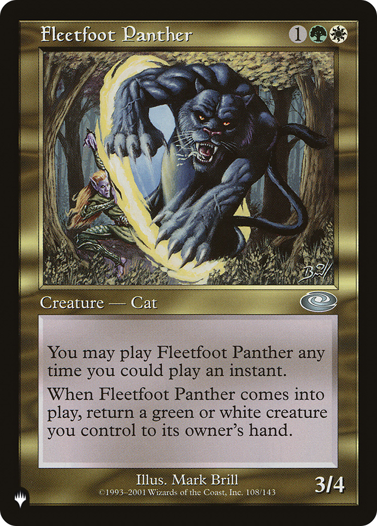 Fleetfoot Panther [The List] | Pegasus Games WI