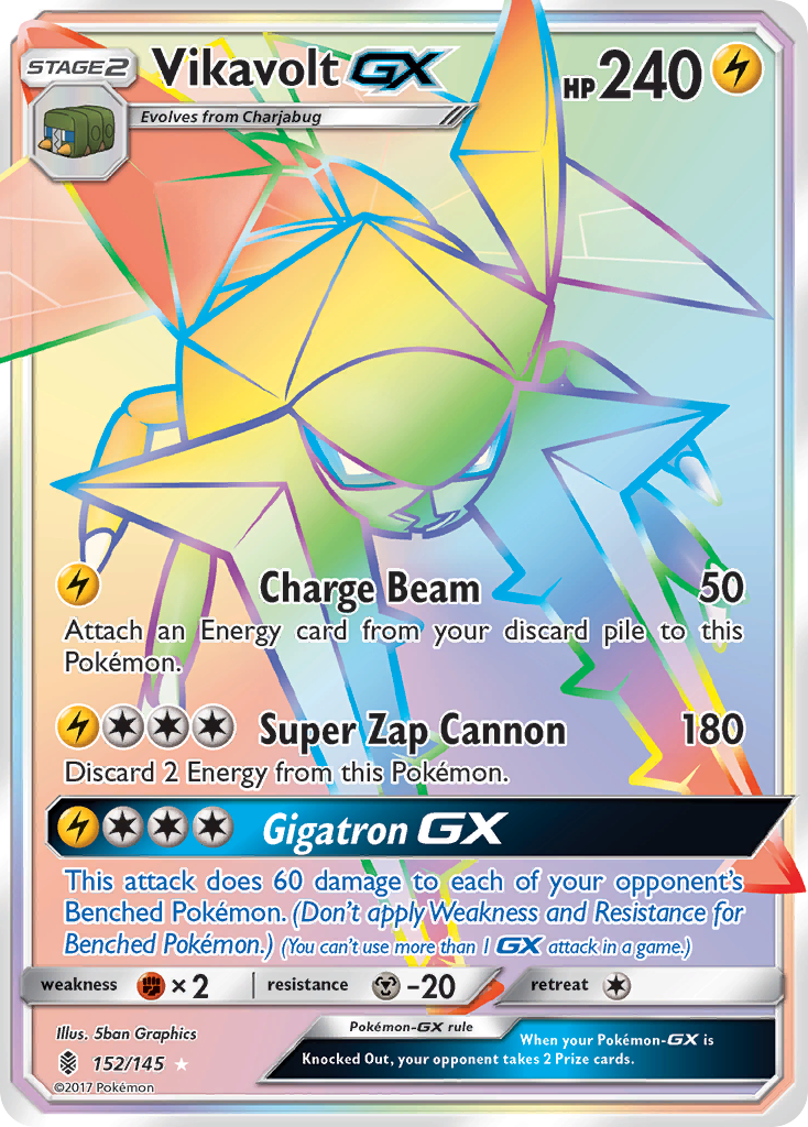 Vikavolt GX (152/145) [Sun & Moon: Guardians Rising] | Pegasus Games WI