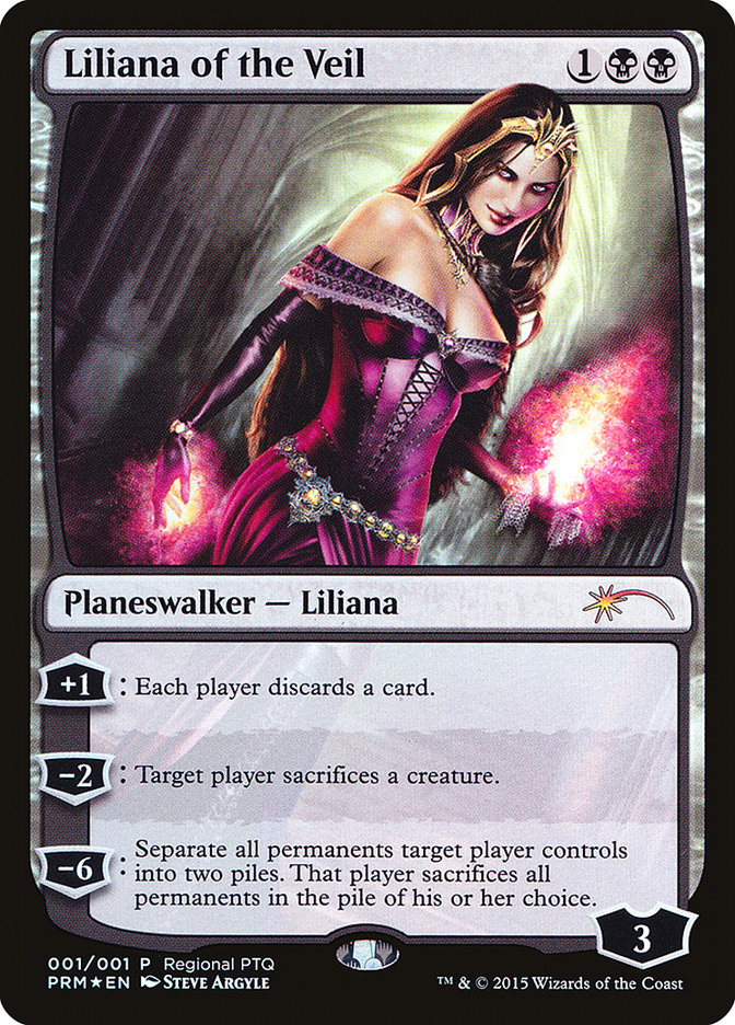 Liliana of the Veil (Regional PTQ) [Pro Tour Promos] | Pegasus Games WI