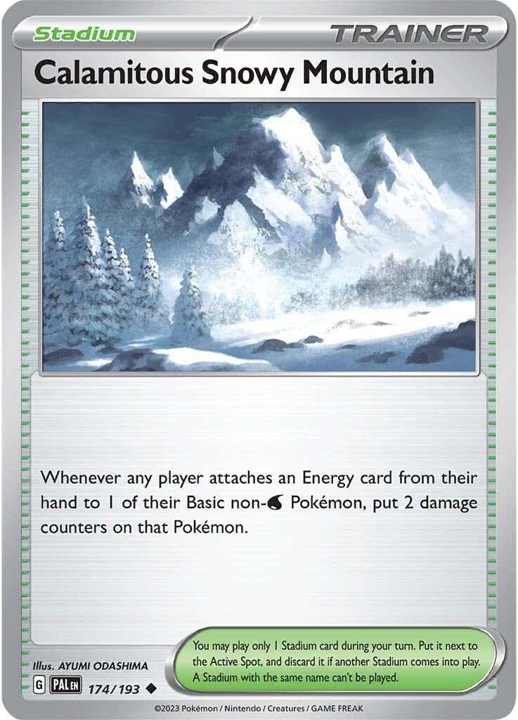 Calamitous Snowy Mountain (174/193) [Scarlet & Violet: Paldea Evolved] | Pegasus Games WI