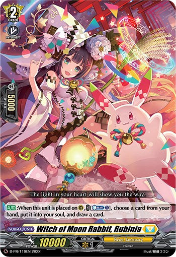 Witch of Moon Rabbit, Rubinia (D-PR/119EN) [D Promo Cards] | Pegasus Games WI