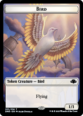 Bird Token [Dominaria Remastered Tokens] | Pegasus Games WI