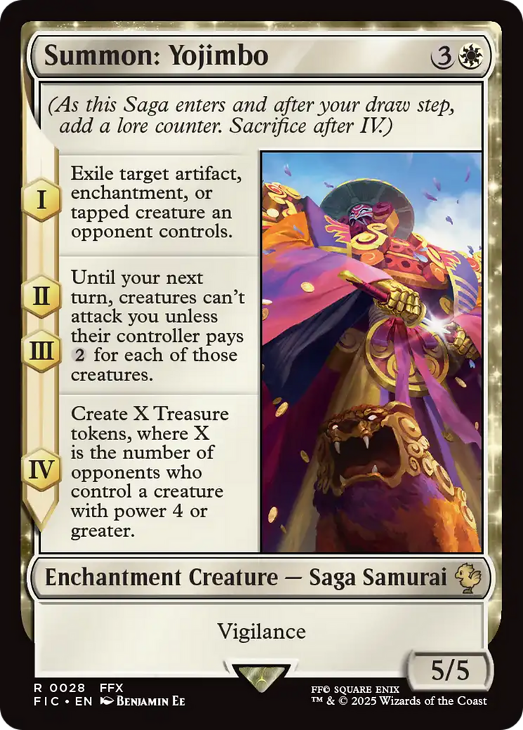 Summon: Yojimbo [FINAL FANTASY Commander] | Pegasus Games WI