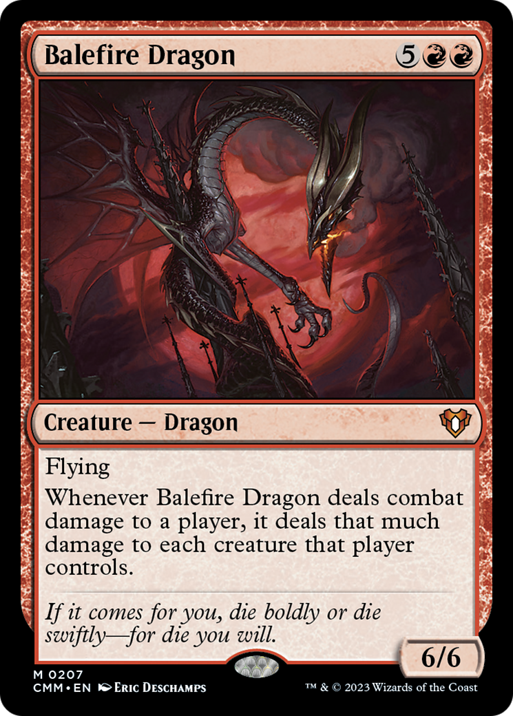 Balefire Dragon [Commander Masters] | Pegasus Games WI