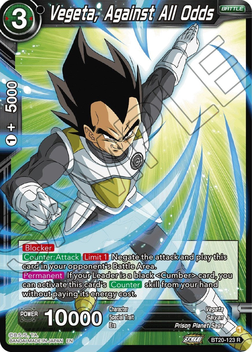 Vegeta, Against All Odds (BT20-123) [Power Absorbed] | Pegasus Games WI
