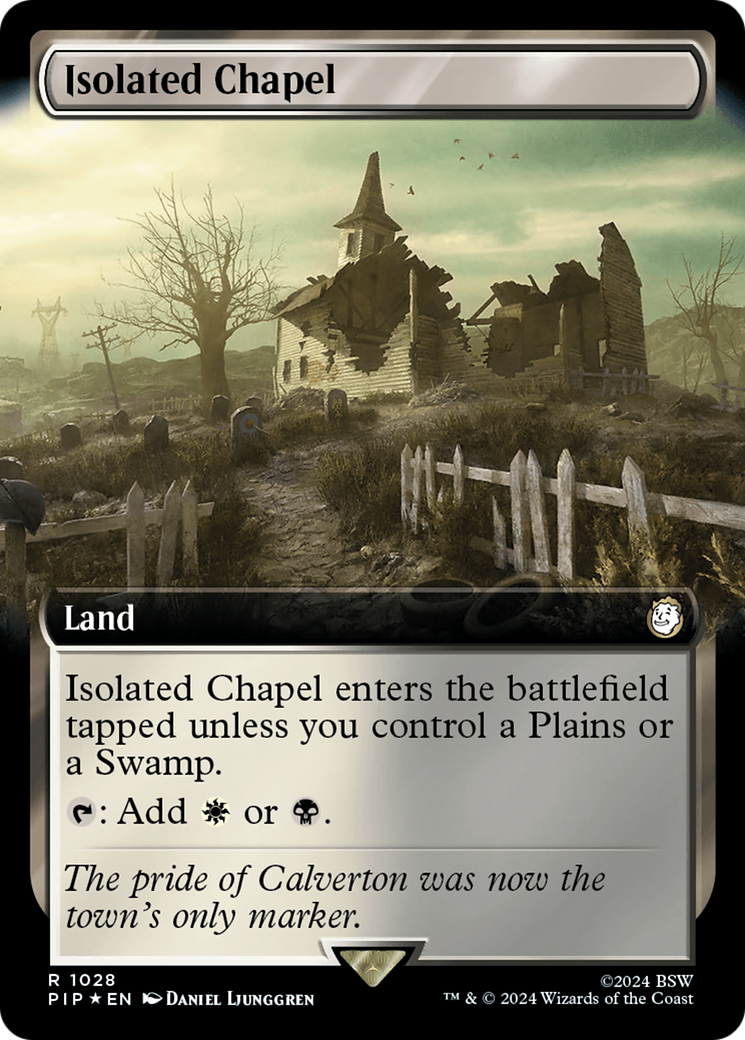 Isolated Chapel (Extended Art) (Surge Foil) [Fallout] | Pegasus Games WI