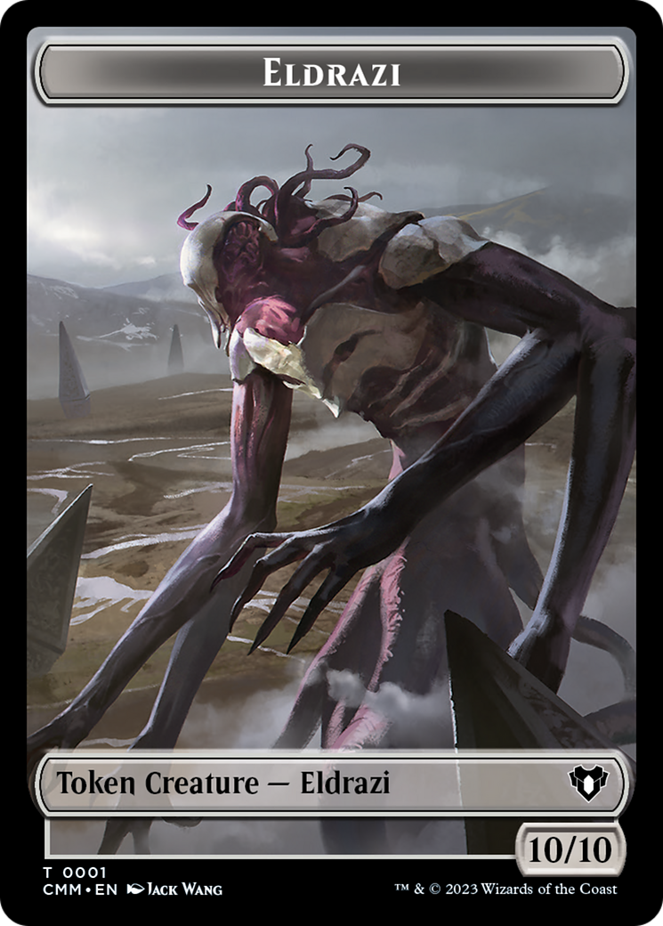 Eldrazi // Myr Double-Sided Token [Commander Masters Tokens] | Pegasus Games WI