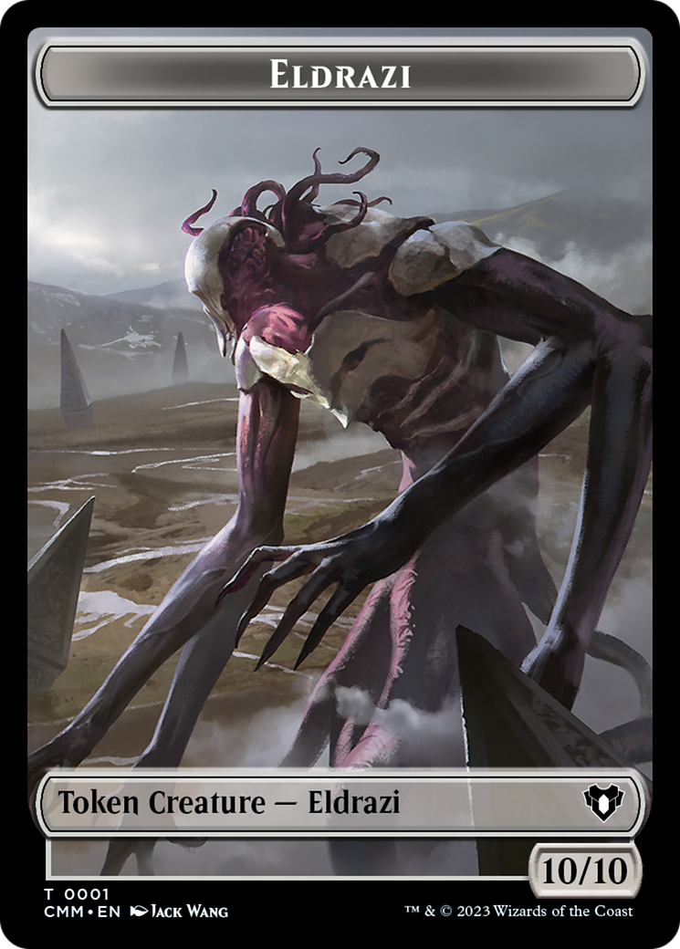 Eldrazi // Phyrexian Germ Double-Sided Token [Commander Masters Tokens] | Pegasus Games WI